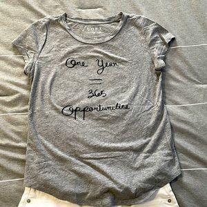 LOFT grey vintage soft t-shirt
